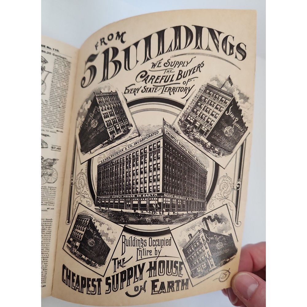 Vintage Fall 1900 Sears Roebuck and Co Consumers Guide Product Book - Picture 6 of 6